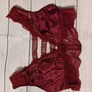 Dark Red Victoria's Secret Bralette